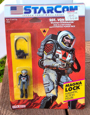 Sgt. Von Rodd 1986 STARCOM Vintage Coleco NEW MIB Unused 1986